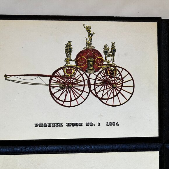 Yorkraft Wall Plaques Fire Engines Pearl Hose Adriato Red Rover Phoenix Hose vtg - Picture 3 of 11